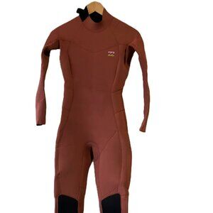 Billabong Women's Wetsuit Red Clay Size 8 4/3